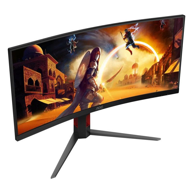 AOC G4 CU34G4 écran plat de PC 86,4 cm (34") 3440 x 1440 pixels Wide Quad HD LED Noir, Rouge · Moniteur · Informat Systems... (image 4)