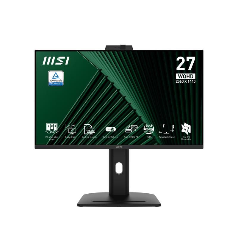 MSI Pro MP275QPDG écran plat de PC 68,6 cm (27") 2560 x 1440 pixels Wide Quad HD LCD Noir · Moniteur · Informat Systems St...