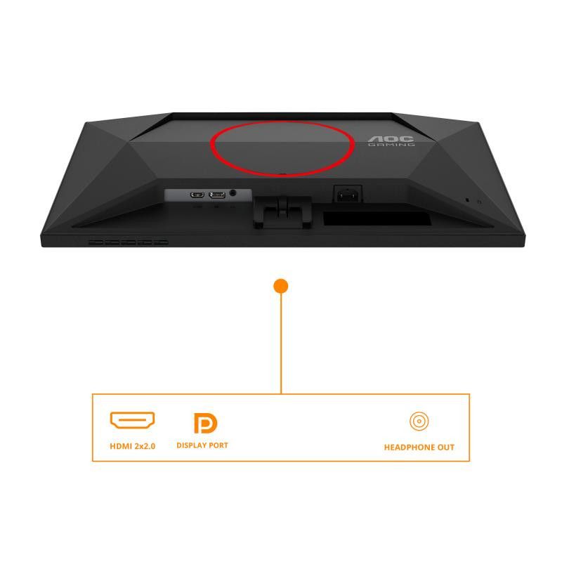 AOC G4 24G4HRE écran plat de PC 60,5 cm (23.8") 1920 x 1080 pixels Full HD LED Noir, Rouge · Moniteur · Informat Systems S... (image 16)