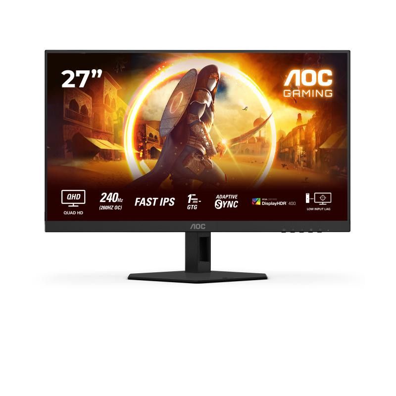 AOC G4 Q27G4ZR écran plat de PC 68,6 cm (27") 2560 x 1440 pixels Quad HD LED Noir, Rouge · Moniteur · Informat Systems Str...