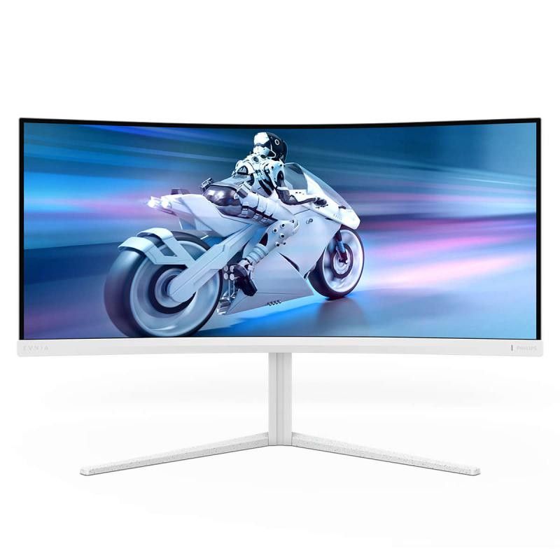 Philips Evnia 5000 34M2C5501A/00 écran plat de PC 86,4 cm (34") 3440 x 1440 pixels Wide Quad HD LCD Blanc · Moniteur · Inf...