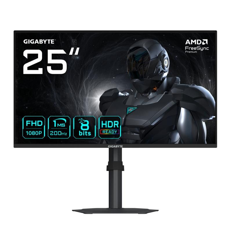GIGABYTE G25F2 Moniteur Gaming 24,5" FHD ? 1920 x 1080, 200Hz, 1ms, 300 cd/m², DisplayHDR 10, HDMI 2.0, DisplayPort 1.4 · ...