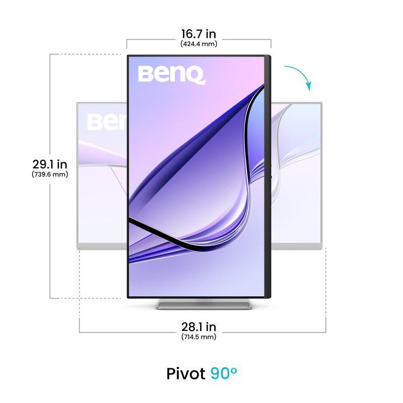 BenQ MA320U écran plat de PC 80 cm (31.5") 3840 x 2160 pixels 4K Ultra HD Blanc · Moniteur · Informat Systems Strasbourg (image 4)
