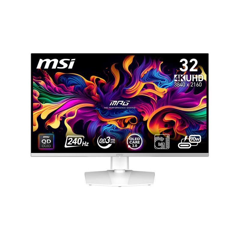 MSI MPG 321URXW QD-OLED écran plat de PC 80 cm (31.5") 3840 x 2160 pixels 4K Ultra HD Blanc · Moniteur · Informat Systems ... (image 3)