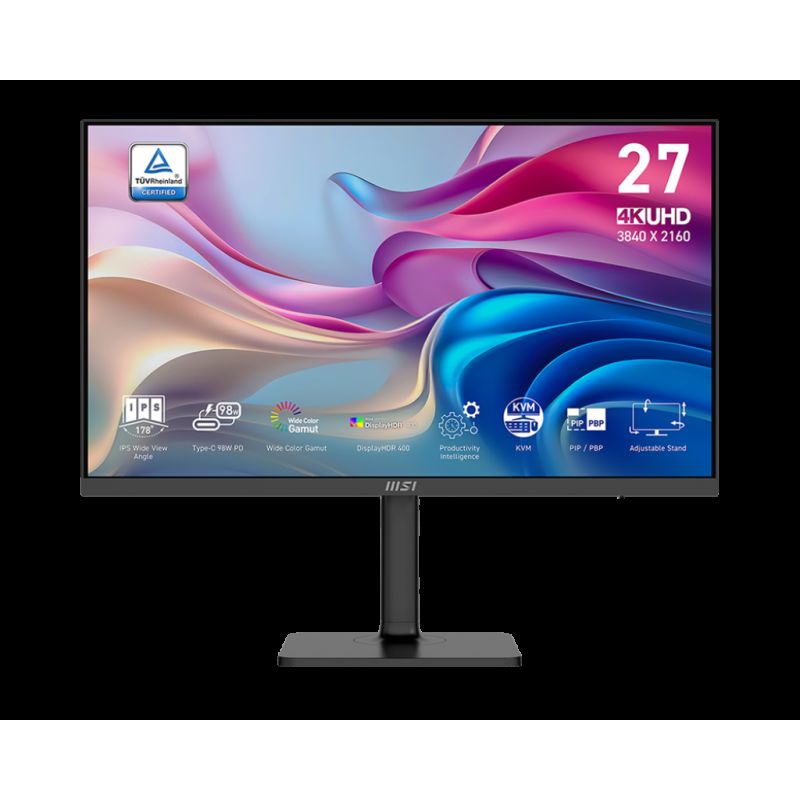 MSI Modern MD272UPHG écran plat de PC 68,6 cm (27") 3840 x 2160 pixels 4K Ultra HD Noir · Moniteur · Informat Systems Stra...
