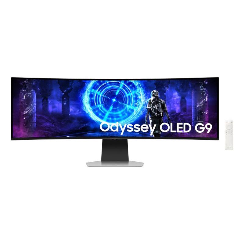 Samsung S49DG950SU écran plat de PC 124,5 cm (49") 5120 x 1440 pixels Dual QHD OLED Argent · Moniteur · Informat Systems S...