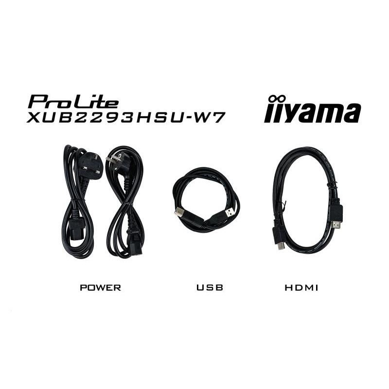 iiyama ProLite XUB2293HSU-W7 écran plat de PC 54,6 cm (21.5") 1920 x 1080 pixels Full HD LED Blanc · Moniteur · Informat S... (image 14)
