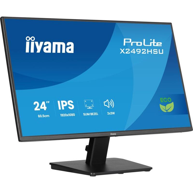 iiyama ProLite X2492HSU-B1 écran plat de PC 60,5 cm (23.8") 1920 x 1080 pixels Full HD LED Noir · Moniteur · Informat Syst... (image 4)