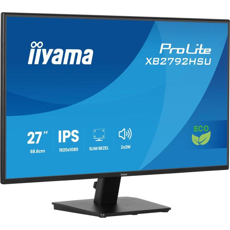 iiyama ProLite X2792HSU-B1 écran plat de PC 68,6 cm (27") 1920 x 1080 pixels Full HD LED Noir · Moniteur · Informat System...