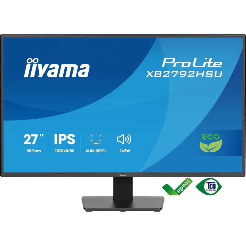 iiyama ProLite X2792HSU-B1 écran plat de PC 68,6 cm (27") 1920 x 1080 pixels Full HD LED Noir · Moniteur · Informat System... (image 2)