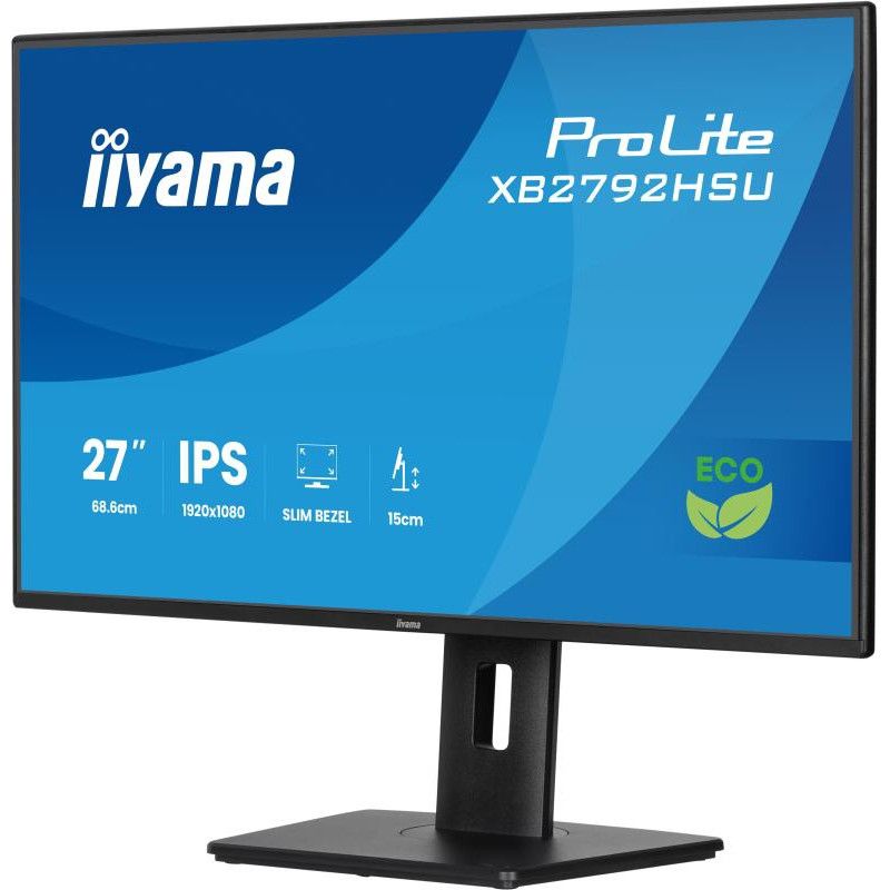 iiyama ProLite XB2792HSU-B1 écran plat de PC 68,6 cm (27") 1920 x 1080 pixels Full HD LED Noir · Moniteur · Informat Syste... (image 4)