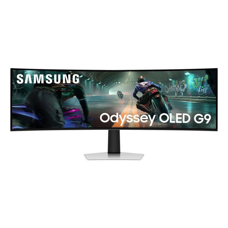 Samsung S49DG910SU écran plat de PC 124,5 cm (49") 5120 x 1440 pixels Dual QHD OLED Argent · Moniteur · Informat Systems S...