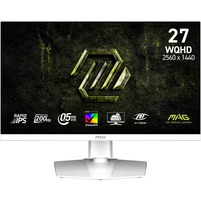 MSI MAG 274QRFW E20 écran plat de PC 68,6 cm (27") 2560 x 1440 pixels Wide Quad HD LCD Blanc · Moniteur · Informat Systems...