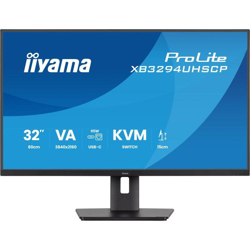 iiyama ProLite XB3294UHSCP-B1 écran plat de PC 80 cm (31.5") 3840 x 2160 pixels 4K Ultra HD Noir · Moniteur · Informat Sys... (image 2)