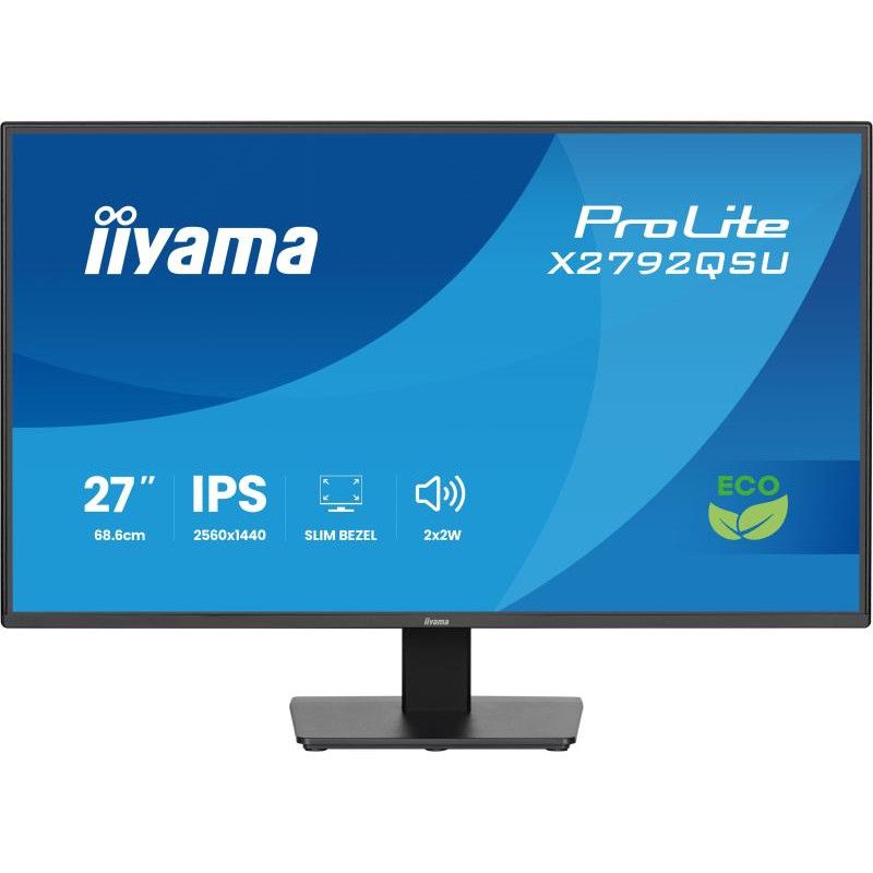iiyama ProLite X2792QSU-B1 écran plat de PC 68,6 cm (27") 2560 x 1440 pixels Quad HD LED Noir · Moniteur · Informat System... (image 3)