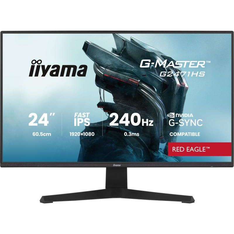 iiyama G-MASTER G2471HS-B1 écran plat de PC 60,5 cm (23.8") 1920 x 1080 pixels Full HD Noir · Moniteur · Informat Systems ...