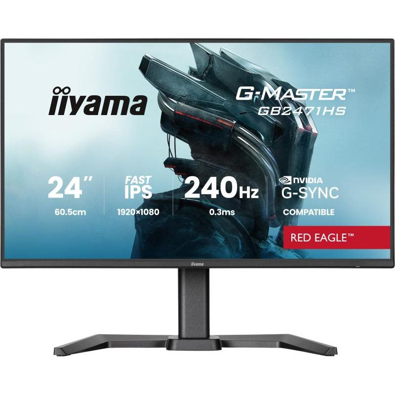 iiyama G-MASTER GB2471HS-B1 écran plat de PC 60,5 cm (23.8") 1920 x 1080 pixels Full HD Noir · Moniteur · Informat Systems...