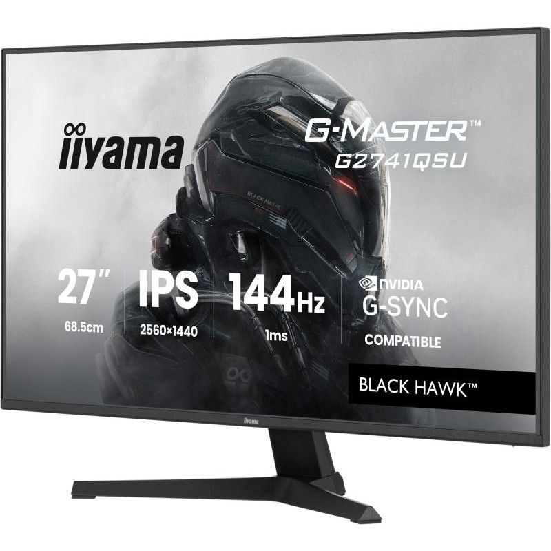 iiyama G-MASTER G2741QSU-B1 écran plat de PC 68,6 cm (27") 2560 x 1440 pixels 4K Ultra HD QLED Noir · Moniteur · Informat ... (image 2)