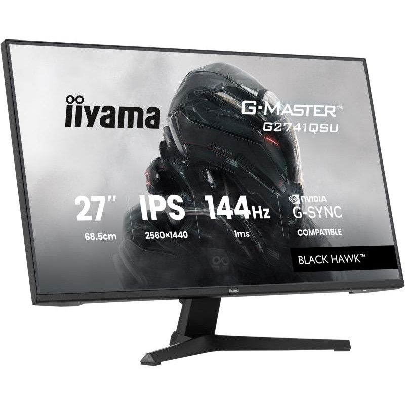 iiyama G-MASTER G2741QSU-B1 écran plat de PC 68,6 cm (27") 2560 x 1440 pixels 4K Ultra HD QLED Noir · Moniteur · Informat ... (image 4)