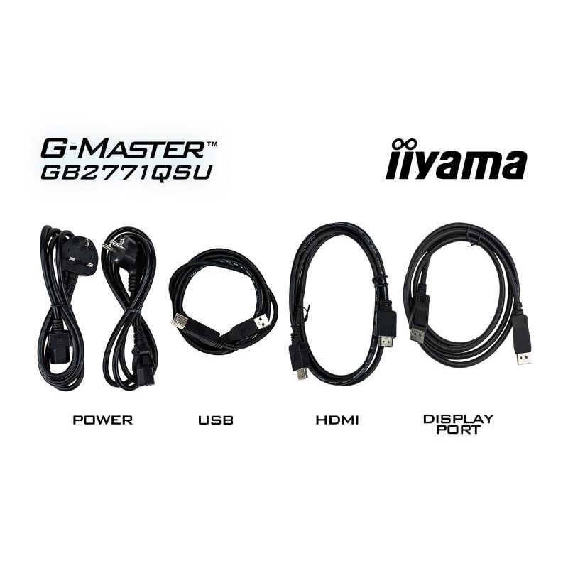 iiyama G-MASTER GB2771QSU-B1 écran plat de PC 68,6 cm (27") 2560 x 1440 pixels Wide Quad HD Noir · Moniteur · Informat Sys... (image 12)