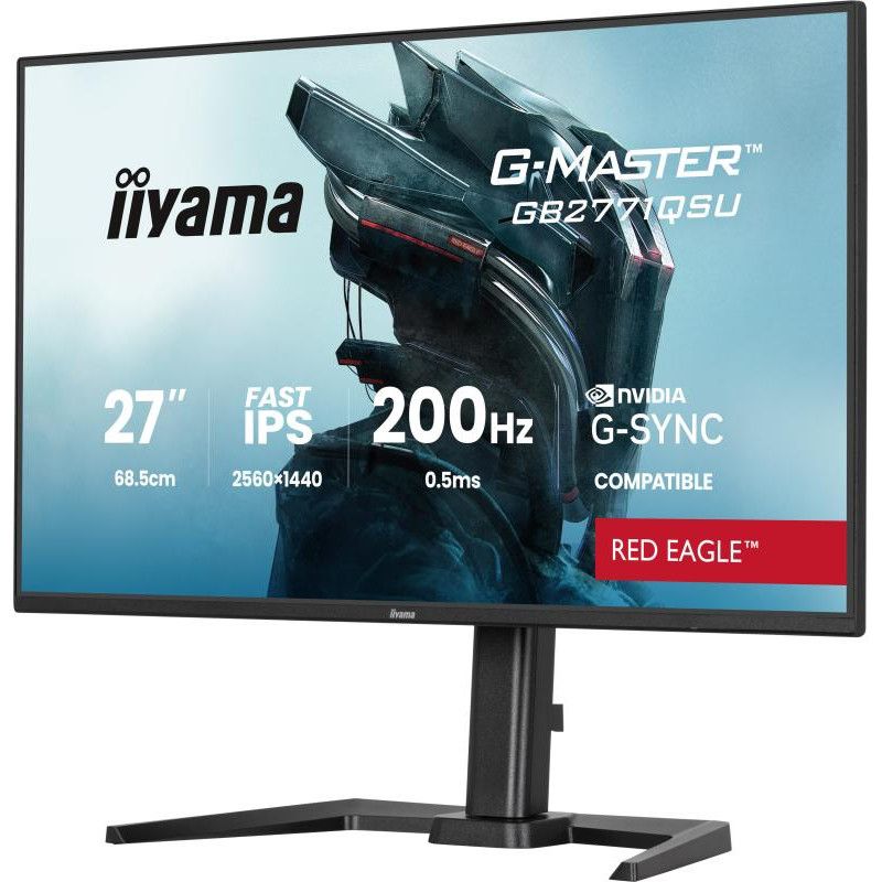 iiyama G-MASTER GB2771QSU-B1 écran plat de PC 68,6 cm (27") 2560 x 1440 pixels Wide Quad HD Noir · Moniteur · Informat Sys... (image 3)