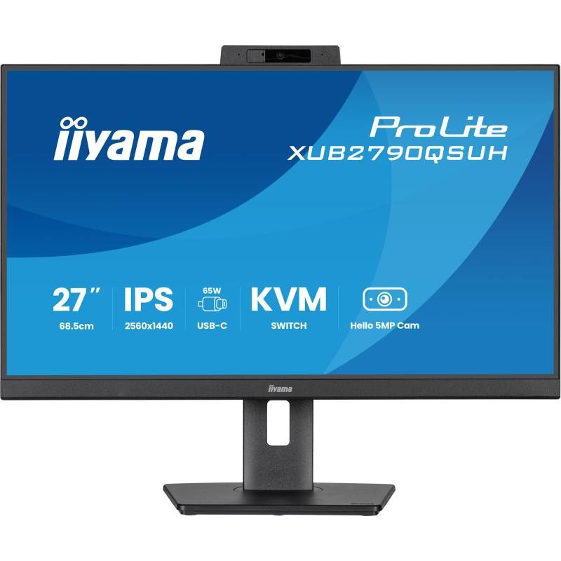 iiyama ProLite XUB2790QSUH-B2 écran plat de PC 68,6 cm (27") 2560 x 1440 pixels Quad HD LED Noir · Moniteur · Informat Sys... (image 2)
