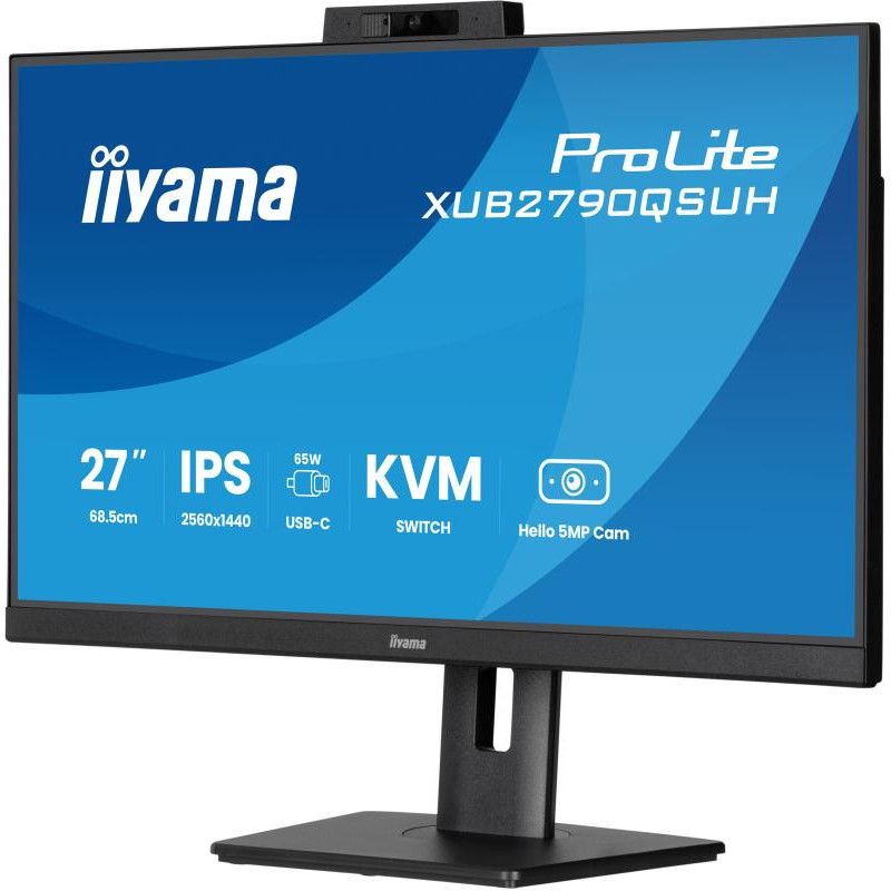 iiyama ProLite XUB2790QSUH-B2 écran plat de PC 68,6 cm (27") 2560 x 1440 pixels Quad HD LED Noir · Moniteur · Informat Sys... (image 4)