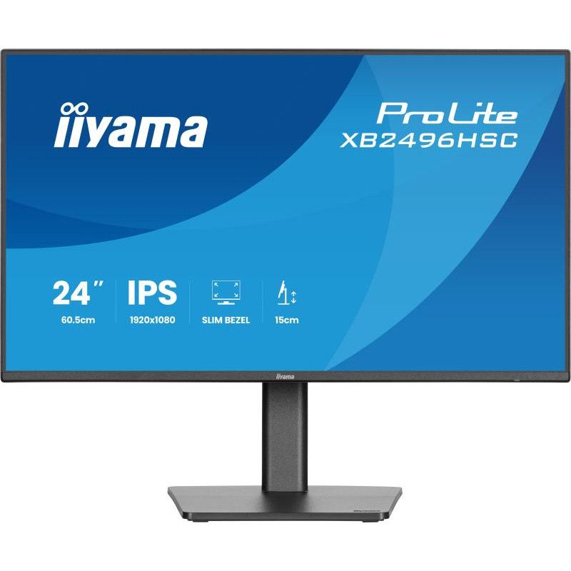 iiyama ProLite XB2496HSC-B1 écran plat de PC 60,5 cm (23.8") 1920 x 1080 pixels Full HD LED Noir · Moniteur · Informat Sys... (image 2)