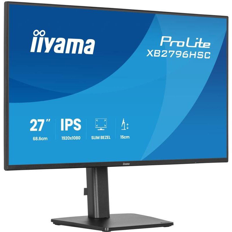 iiyama ProLite XB2796HSC-B1 écran plat de PC 68,6 cm (27") 1920 x 1080 pixels Full HD LED Noir · Moniteur · Informat Syste...