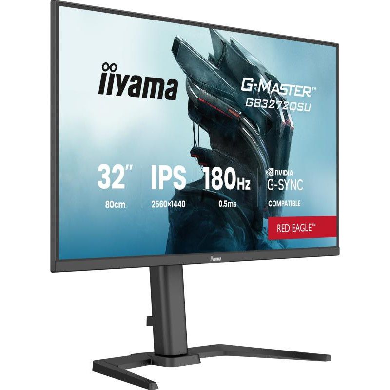 iiyama G-MASTER GB3272QSU-B1 écran plat de PC 80 cm (31.5") 2560 x 1440 pixels Quad HD LED Noir · Moniteur · Informat Syst... (image 4)