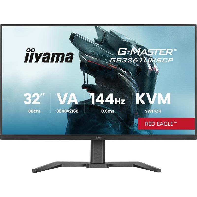 iiyama G-MASTER GB3261UHSCP-B1 écran plat de PC 80 cm (31.5") 3840 x 2160 pixels 4K Ultra HD LED Noir · Moniteur · Informa...