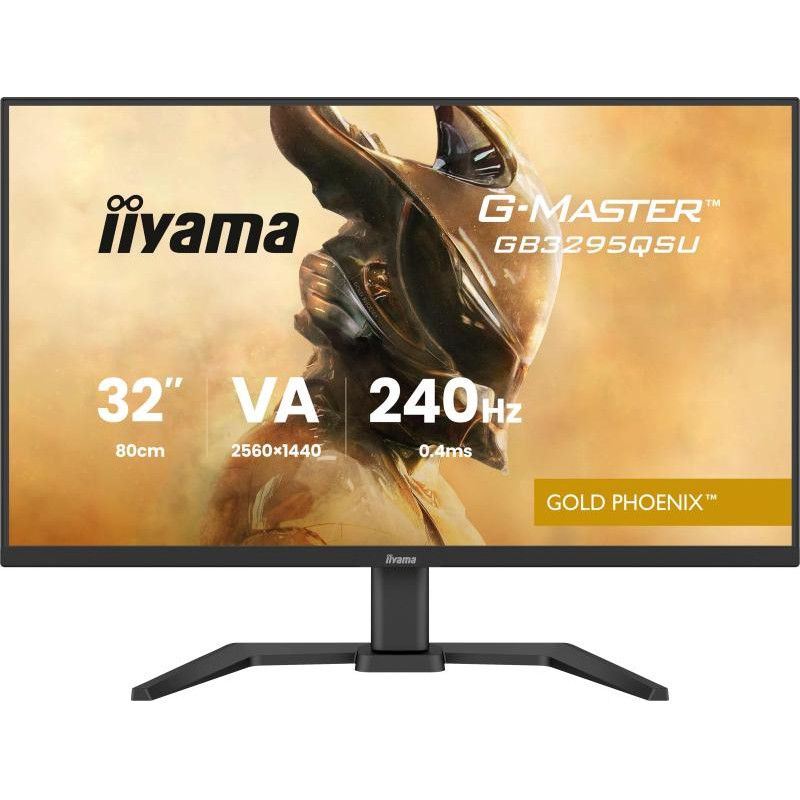 iiyama G-MASTER GB3295QSU-B1 écran plat de PC 80 cm (31.5") 2560 x 1440 pixels Quad HD LED Noir · Moniteur · Informat Syst...