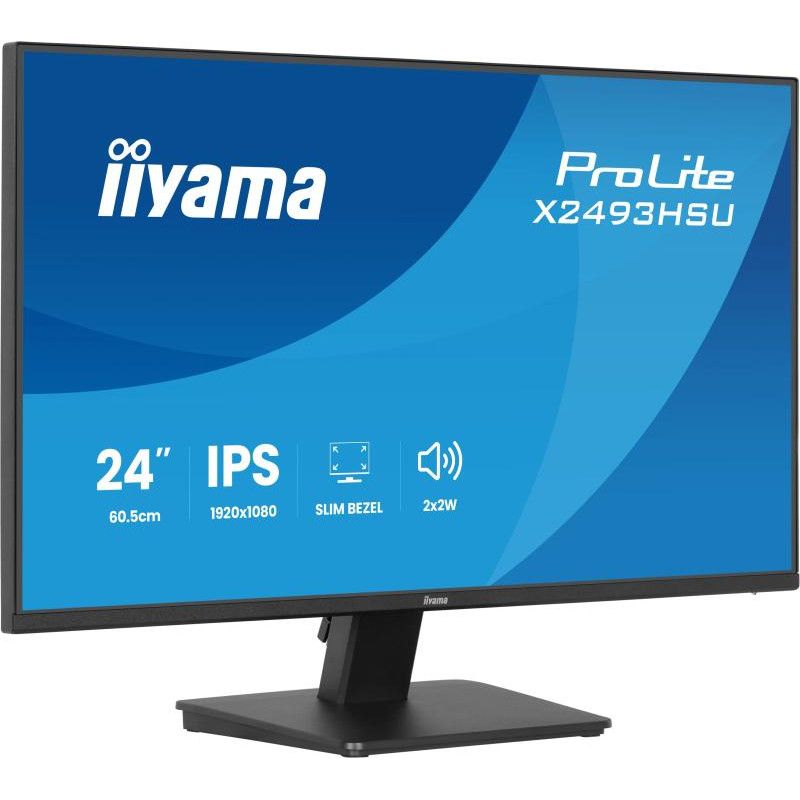 iiyama ProLite X2493HSU-B1 écran — Full HD, 75 Hz, Noir · Moniteur · Informat Systems Strasbourg (image 4)