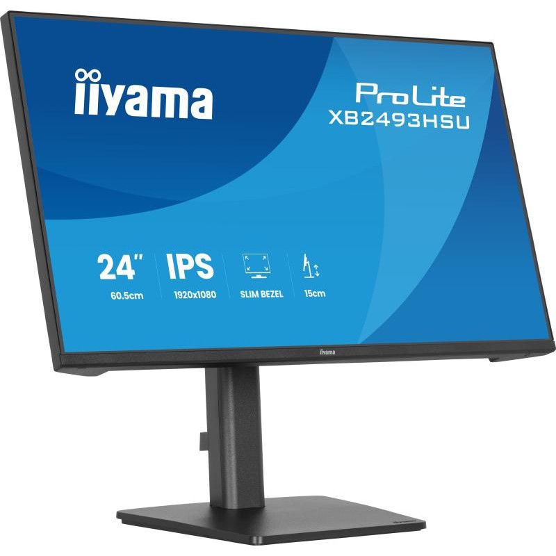 iiyama ProLite XB2493HSU-B1 écran plat de PC 60,5 cm (23.8") 1920 x 1080 pixels Full HD LED Noir · Moniteur · Informat Sys... (image 4)