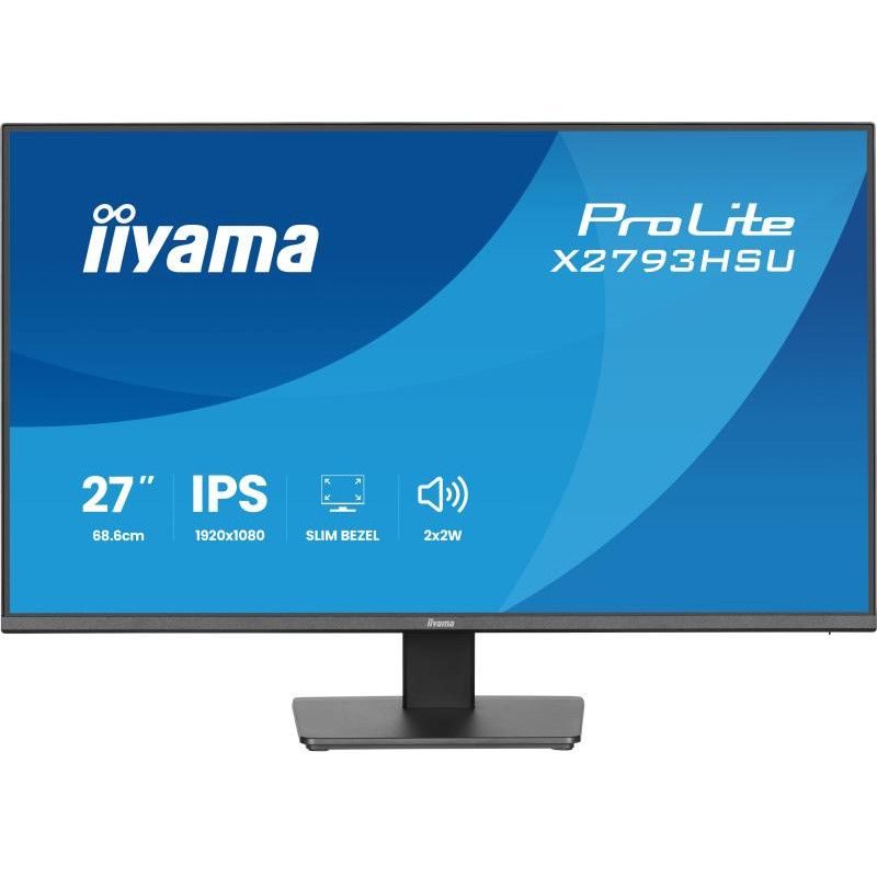 iiyama ProLite X2793HSU-B1 écran plat de PC 68,6 cm (27") 1920 x 1080 pixels Full HD LED Noir · Moniteur · Informat System...
