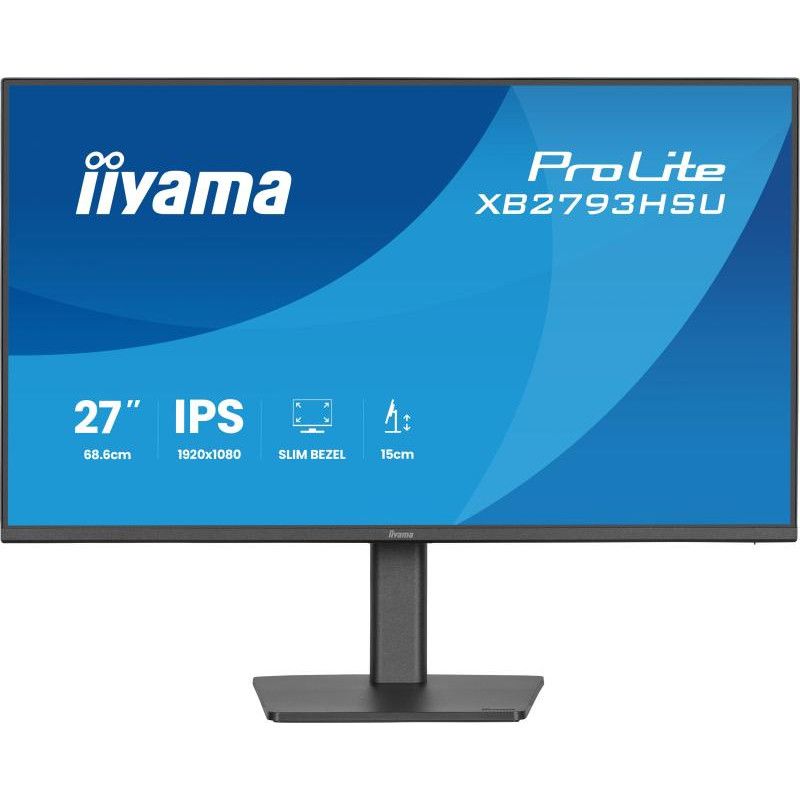 iiyama ProLite XB2793HSU-B1 écran plat de PC 68,6 cm (27") 1920 x 1080 pixels Full HD LED Noir · Moniteur · Informat Syste...