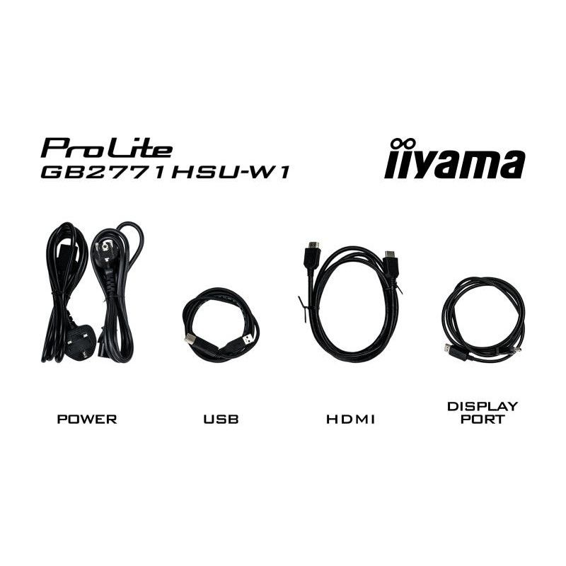 iiyama G-MASTER GB2771HSU-W1 écran plat de PC 68,6 cm (27") 1920 x 1080 pixels Full HD LCD Blanc · Moniteur · Informat Sys... (image 15)