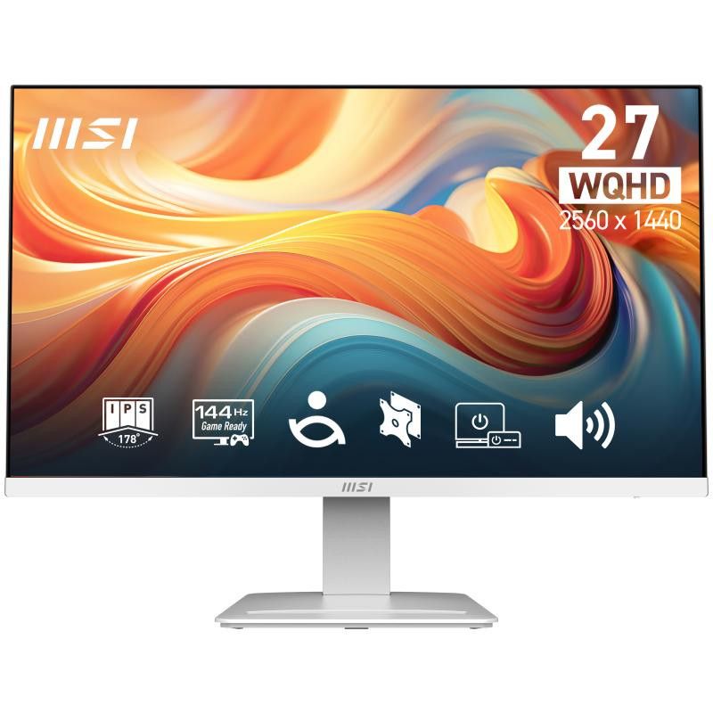 MSI Pro MP273QW E14 écran plat de PC 68,6 cm (27") 2560 x 1440 pixels Wide Quad HD Blanc · Moniteur · Informat Systems Str...