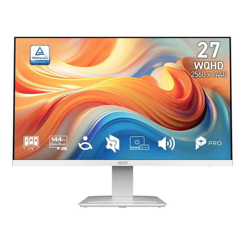 MSI Pro MP273QW E14 écran plat de PC 68,6 cm (27") 2560 x 1440 pixels Wide Quad HD Blanc · Moniteur · Informat Systems Str... (image 2)