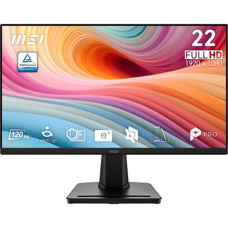 MSI PRO MP225 E12VL écran plat de PC 54,5 cm (21.4") 1920 x 1080 pixels Full HD Noir · Moniteur · Informat Systems Strasbourg (image 2)