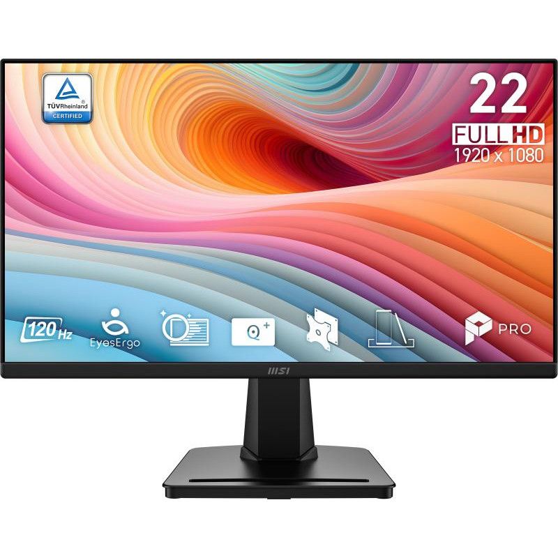 MSI PRO MP225 E12VL écran plat de PC 54,5 cm (21.4") 1920 x 1080 pixels Full HD Noir · Moniteur · Informat Systems Strasbourg (image 3)