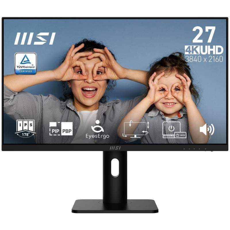 MSI PRO MP273UP E6 écran plat de PC 68,6 cm (27") 3840 x 2160 pixels 4K Ultra HD Noir · Moniteur · Informat Systems Strasb...