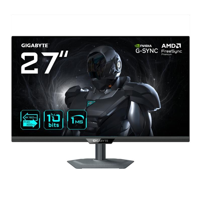 GIGABYTE G27UP Moniteur de jeu 27 4K UHD - Mode double (4K 160Hz ou FHD 320Hz), 3840 x 2160, 1ms, 400 cd/m², FreeSync Prem...