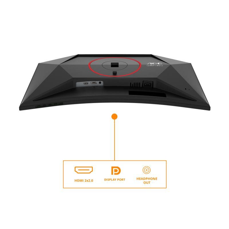 AOC G4 C27G4Z2 écran plat de PC 68,6 cm (27") 1920 x 1080 pixels Full HD LCD Noir, Rouge · Moniteur · Informat Systems Str... (image 4)
