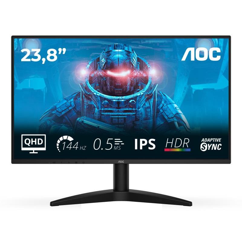 AOC B3 Q24B36X écran plat de PC 60,5 cm (23.8") 2560 x 1440 pixels Quad HD LED Noir · Moniteur · Informat Systems Strasbourg