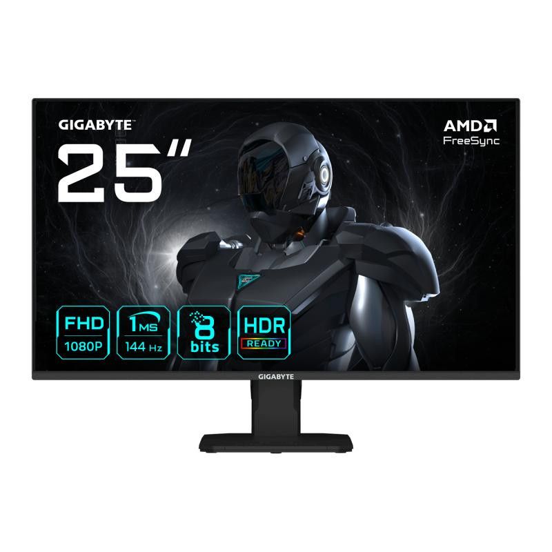 GIGABYTE GS25F14 Moniteur Gaming FHD 25 - 1920 x 1080, 144Hz, 1ms, 300 cd/m², Display HDR 10, HDMI 2.0, DisplayPort 1.2 · ...