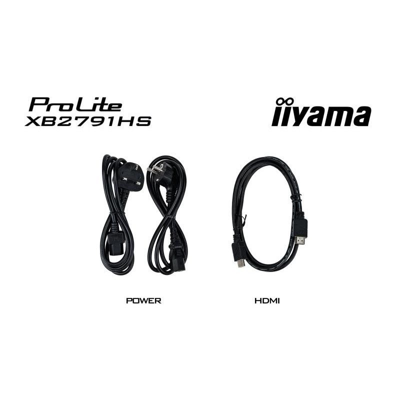 iiyama ProLite XB2791HS-B1 écran plat de PC 68,6 cm (27") 1920 x 1080 pixels Full HD LED Noir · Moniteur · Informat System... (image 19)