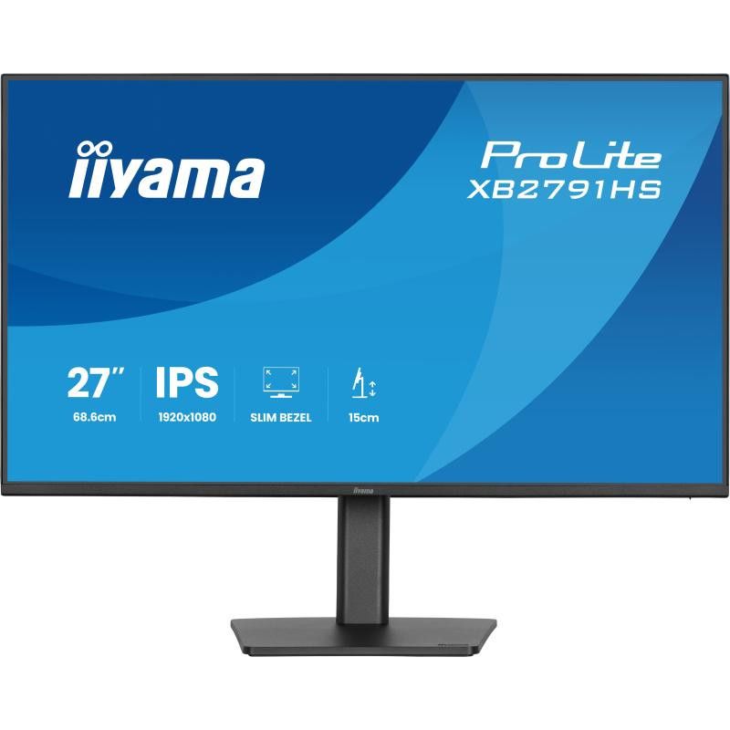 iiyama ProLite XB2791HS-B1 écran plat de PC 68,6 cm (27") 1920 x 1080 pixels Full HD LED Noir · Moniteur · Informat System... (image 3)
