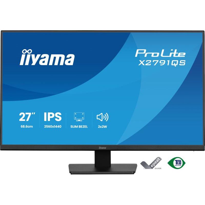 iiyama ProLite X2791QS-B1 écran plat de PC 68,6 cm (27") 2560 x 1440 pixels Quad HD LED Noir · Moniteur · Informat Systems... (image 2)