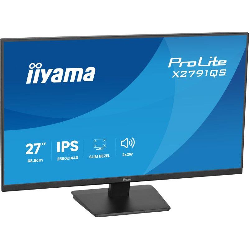 iiyama ProLite X2791QS-B1 écran plat de PC 68,6 cm (27") 2560 x 1440 pixels Quad HD LED Noir · Moniteur · Informat Systems... (image 5)